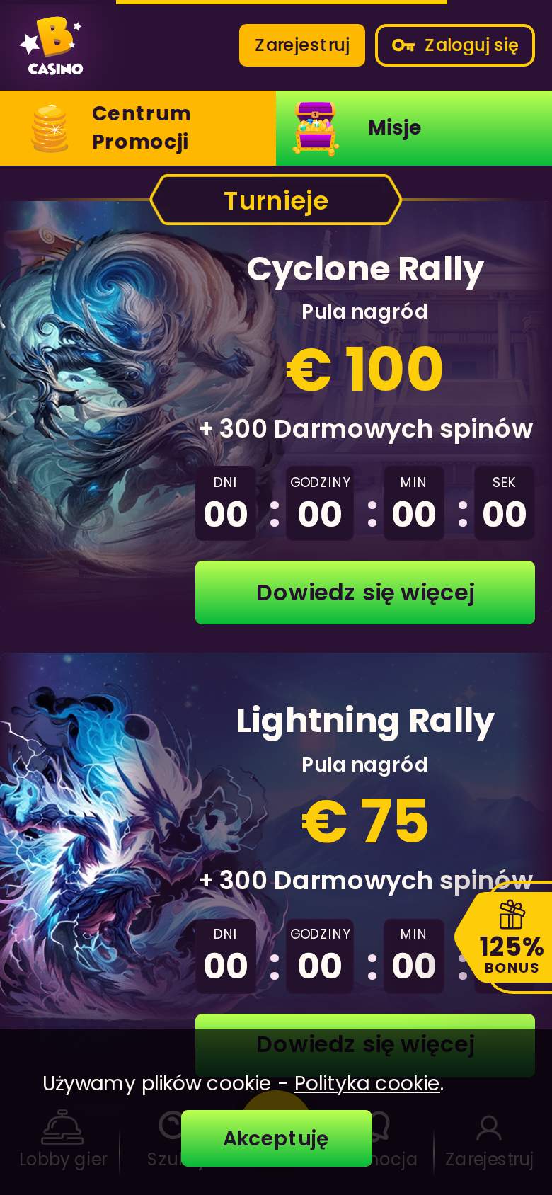 Bison Casino — strona promocji