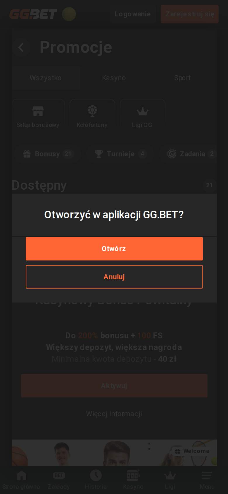 GGbet — strona promocji