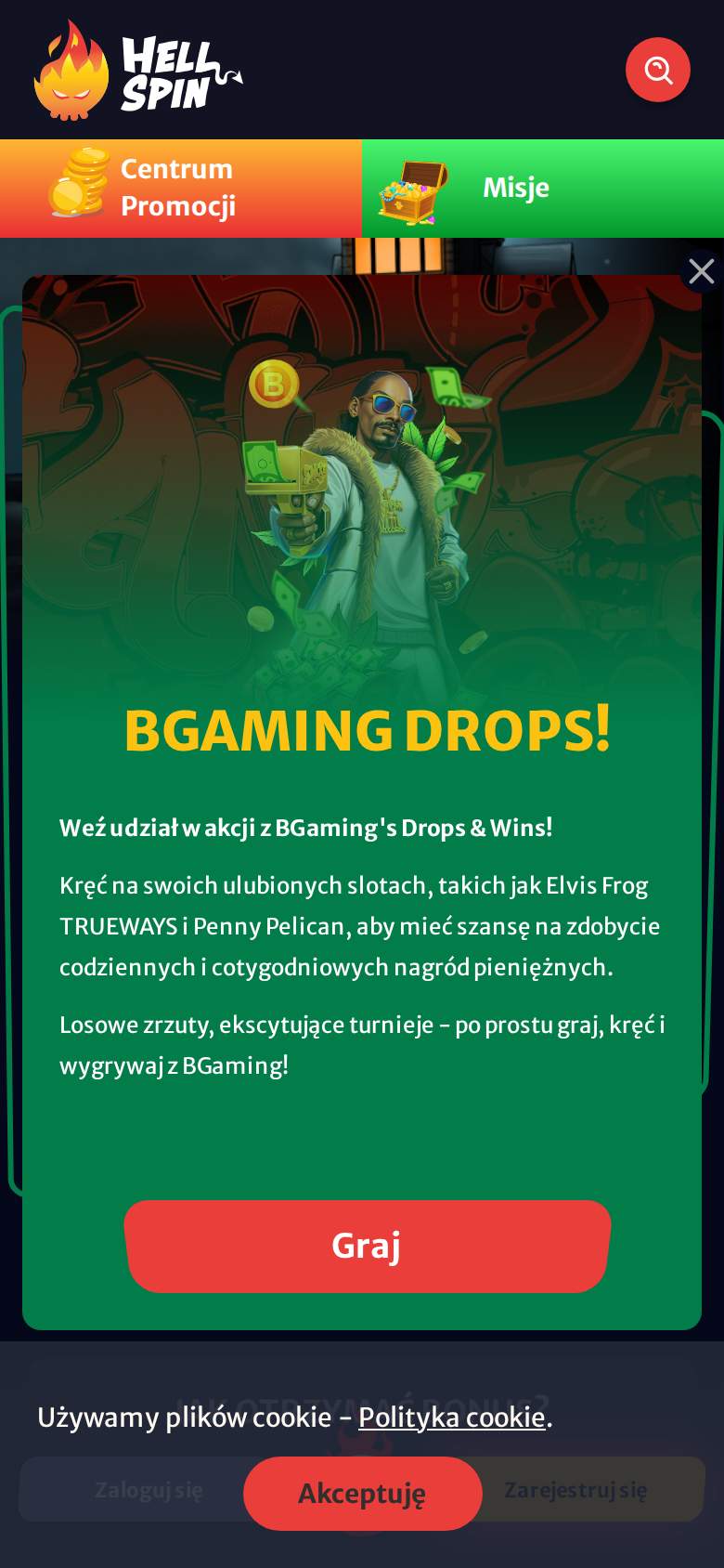 Hellspin — strona promocji